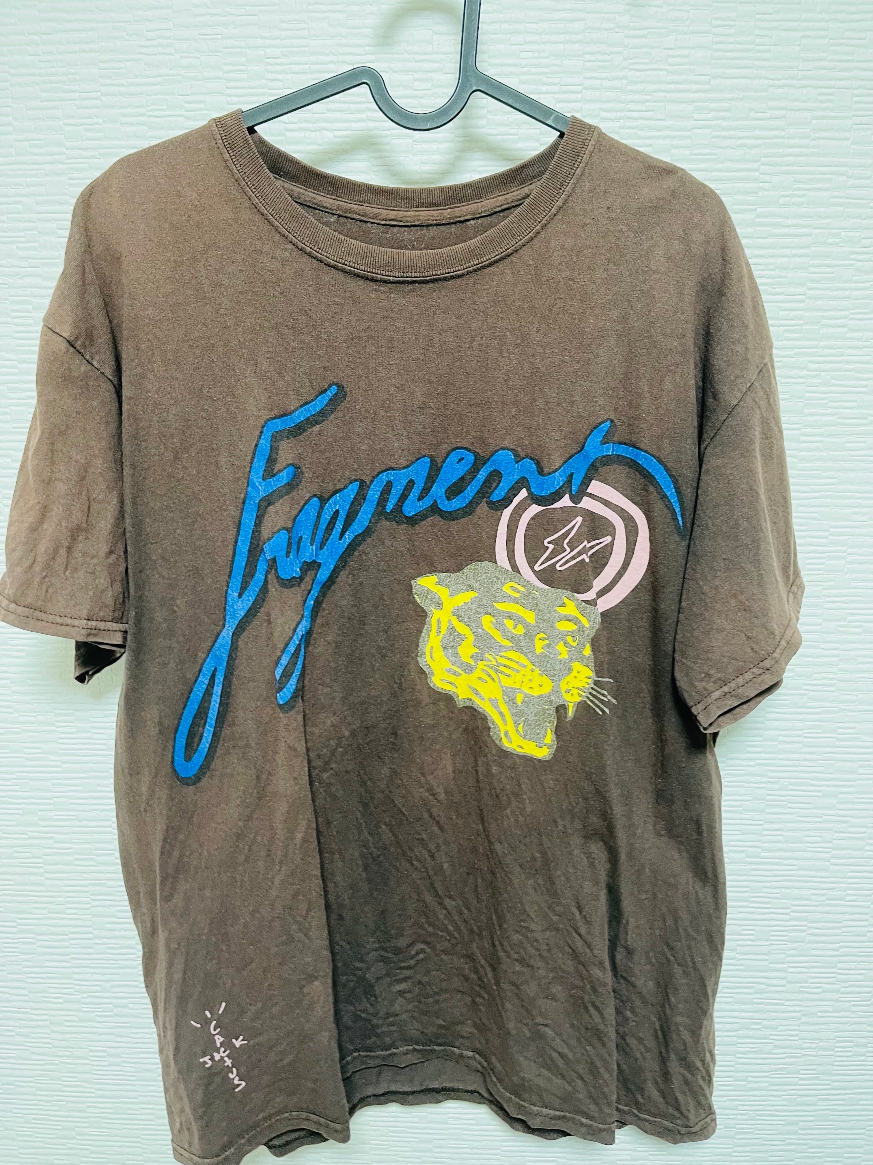 Travis Scott Cactus Jack For Fragment Icons Tee "Brown"