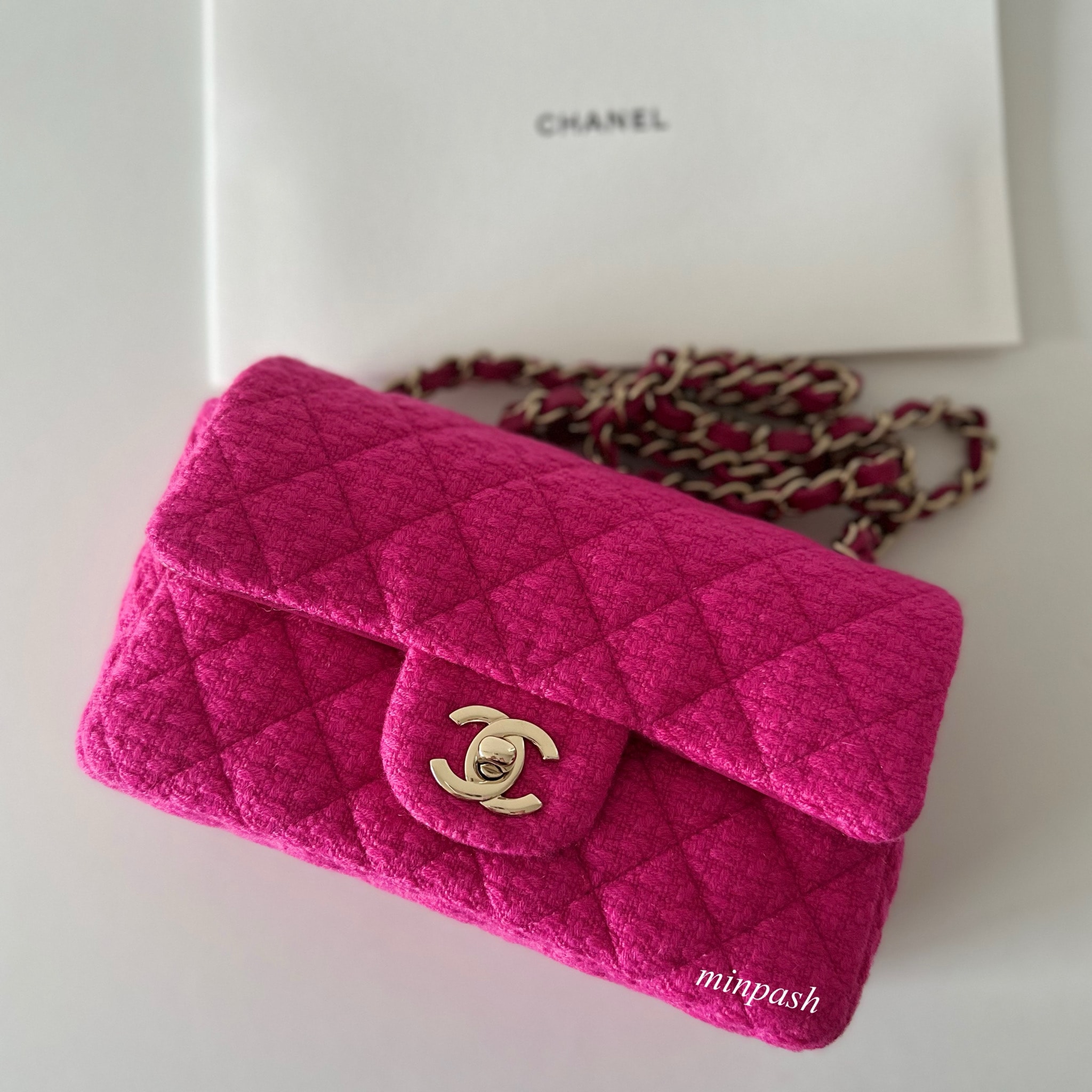 大幅値下げ!!️CHANEL ♡ レア ミニフラップバッグ ピンク 新品