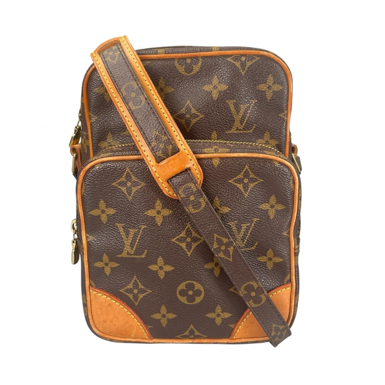 美品 LOUIS VUITTON ルイ・ヴィトン アマゾン M45236 ショルダーバッグ モノグラムキャンバス ブラウン レディース【中古】