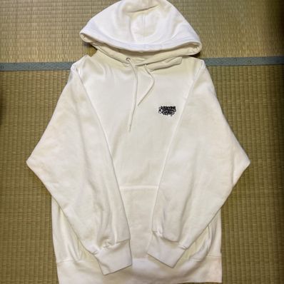 APHRODITEGANG NAMEDARUMA LOGO HEAVY WEIGHT HOODED SWEAT SHIRT "White"