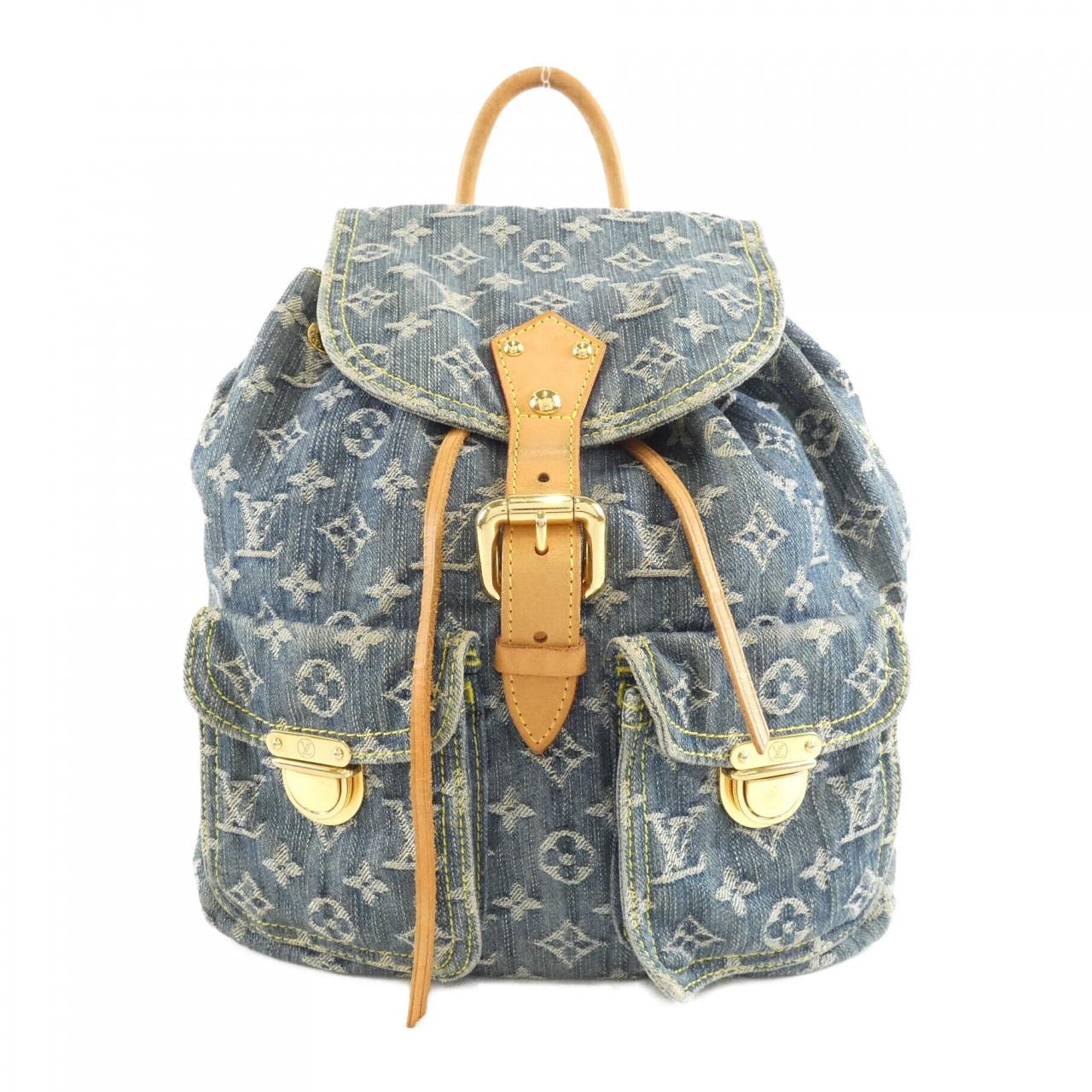 ルイヴィトン モノグラム デニム サック アド GM M95056 リュックサック