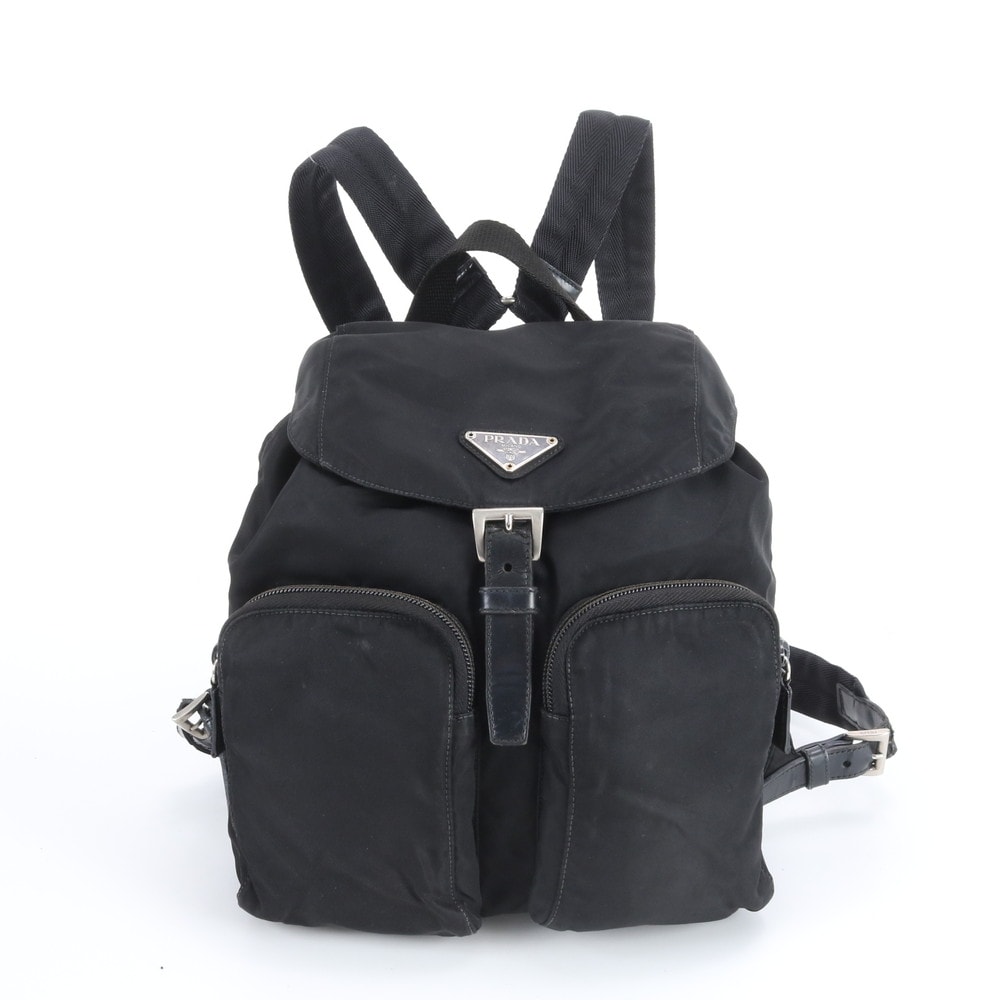 プラダ PRADA Re-Nylon ショルダーバッグ バッグ ナイロン レザー レディース ブラウン系 2VH172 【中古】 PRADA◇エクスプローラ ラージRe-Nylon x レザーバッグ/ショルダー