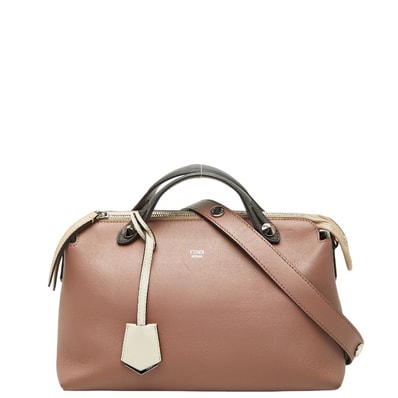 フェンディ バイザウェイ ミディアム ハンドバッグ ショルダーバッグ 2WAY 8BL124 ピンク レザー レディース FENDI 【中古】