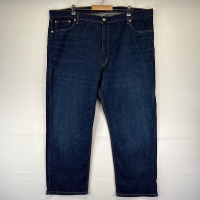 古着 リーバイス Levi's デニム パンツ 505 ストレート ジーパン ジップフライ 大きいサイズ ビッグサイズ W48×L30 ブルー系 メンズ
