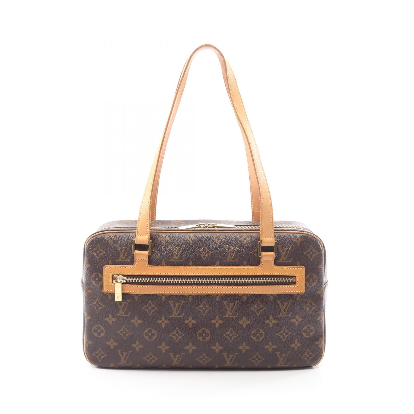 ルイ・ヴィトン LOUIS VUITTON シテGM ショルダーバッグ バッグ PVCコーティングキャンバス レザー モノグラム レディース ブラウン系 M51181 【中古】