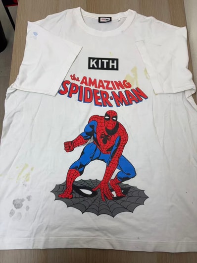 Marvel x Kith Spider-Man Allies Vintage Tee "White"