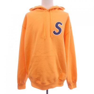 Supreme S Logo Hooded Sweatshirt "Bright Orange"