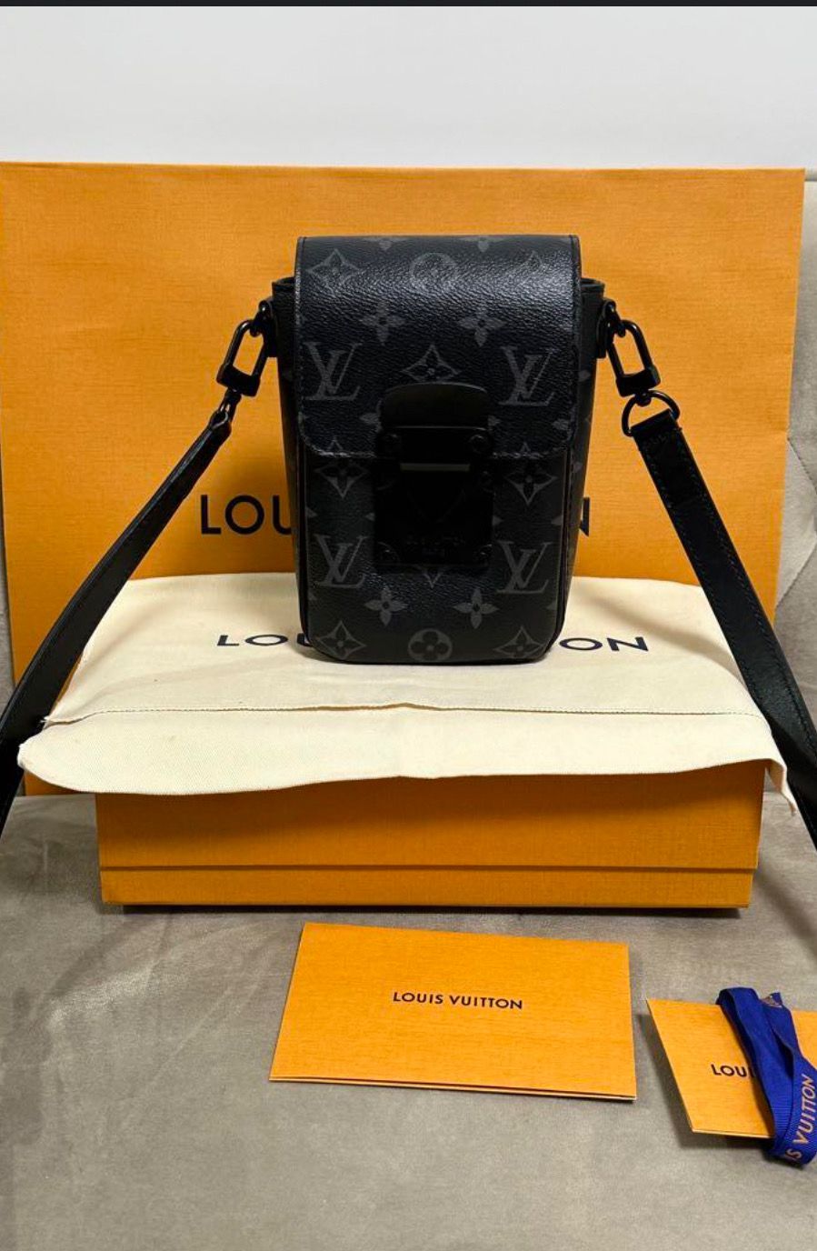 Louis Vuitton S-Lock Vertical Wearable Wallet Monogram Eclipse