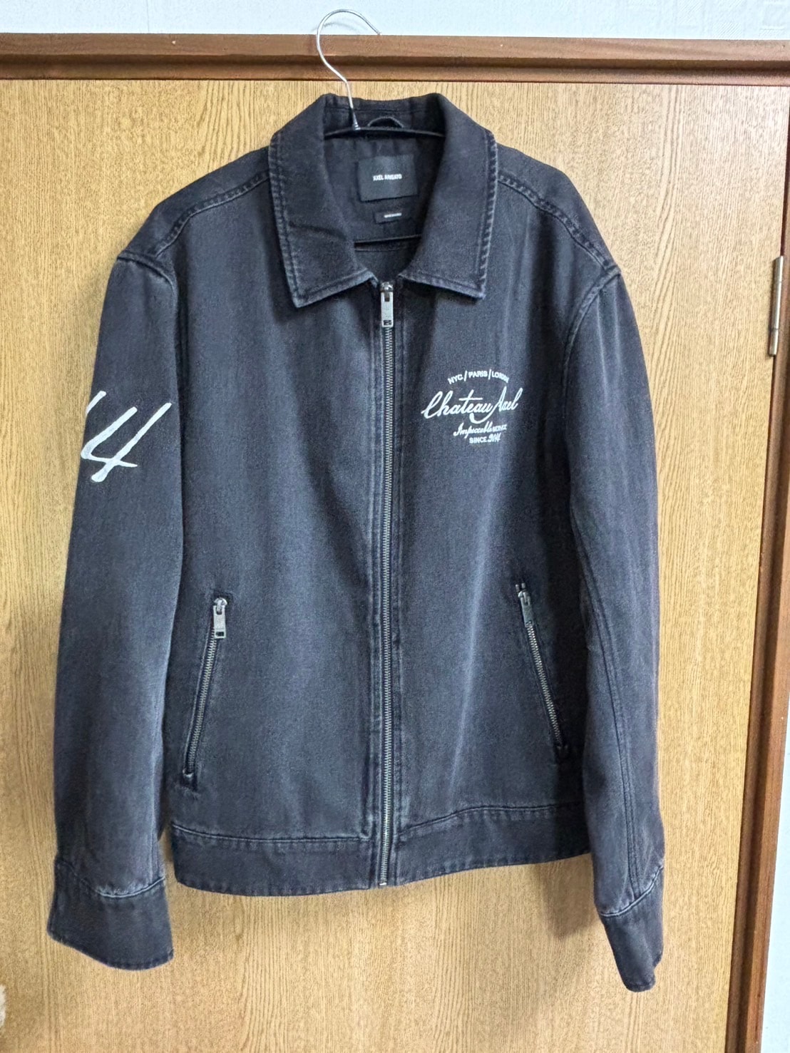 axel arigato Resort embroidered jacket