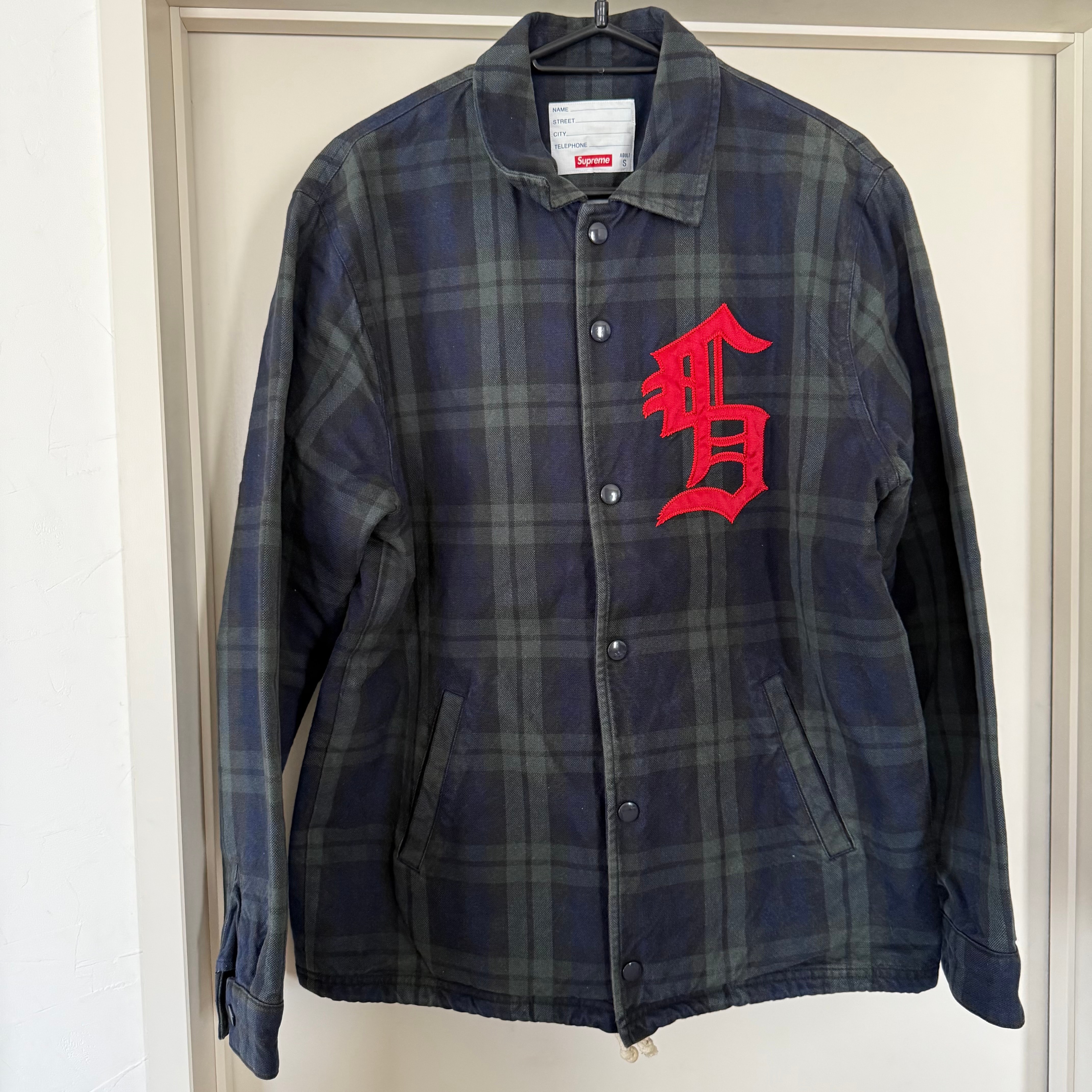 supreme コーチジャケット Sサイズ