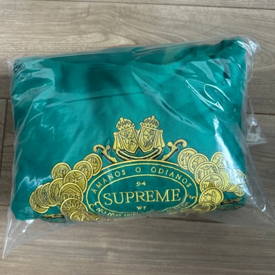 Supreme Love or Hate Hooded Sweatshirt "Green"