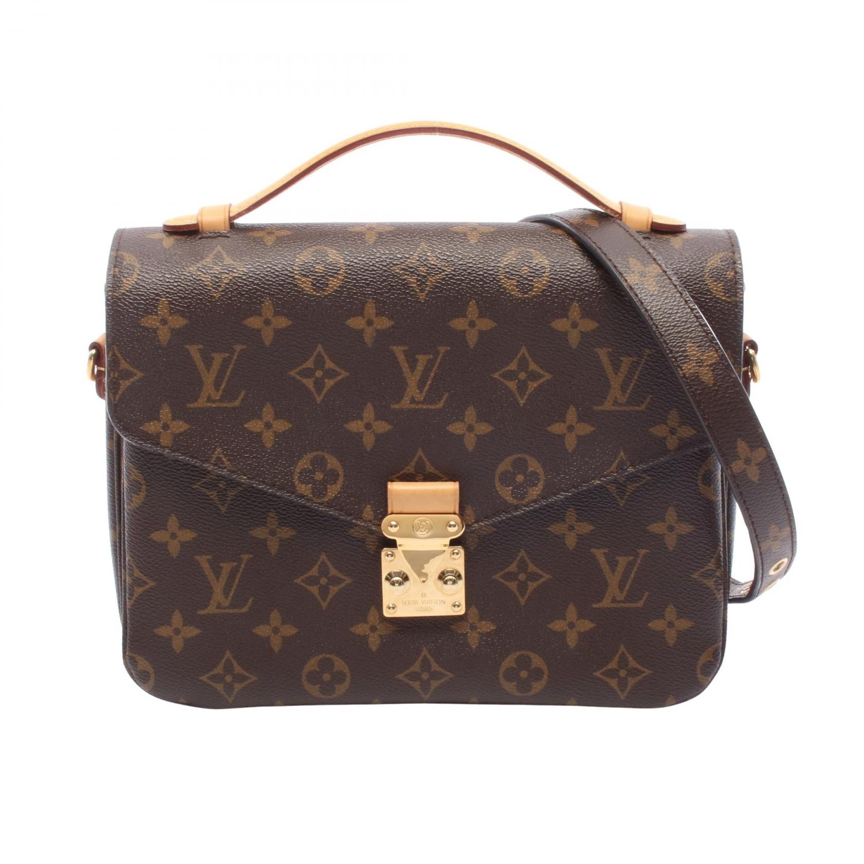 ルイ・ヴィトン LOUIS VUITTON ポシェット メティス 2WAY ハンドバッグ バッグ PVCコーティングキャンバス レザー モノグラム レディース ブラウン系 M40780 【中古】