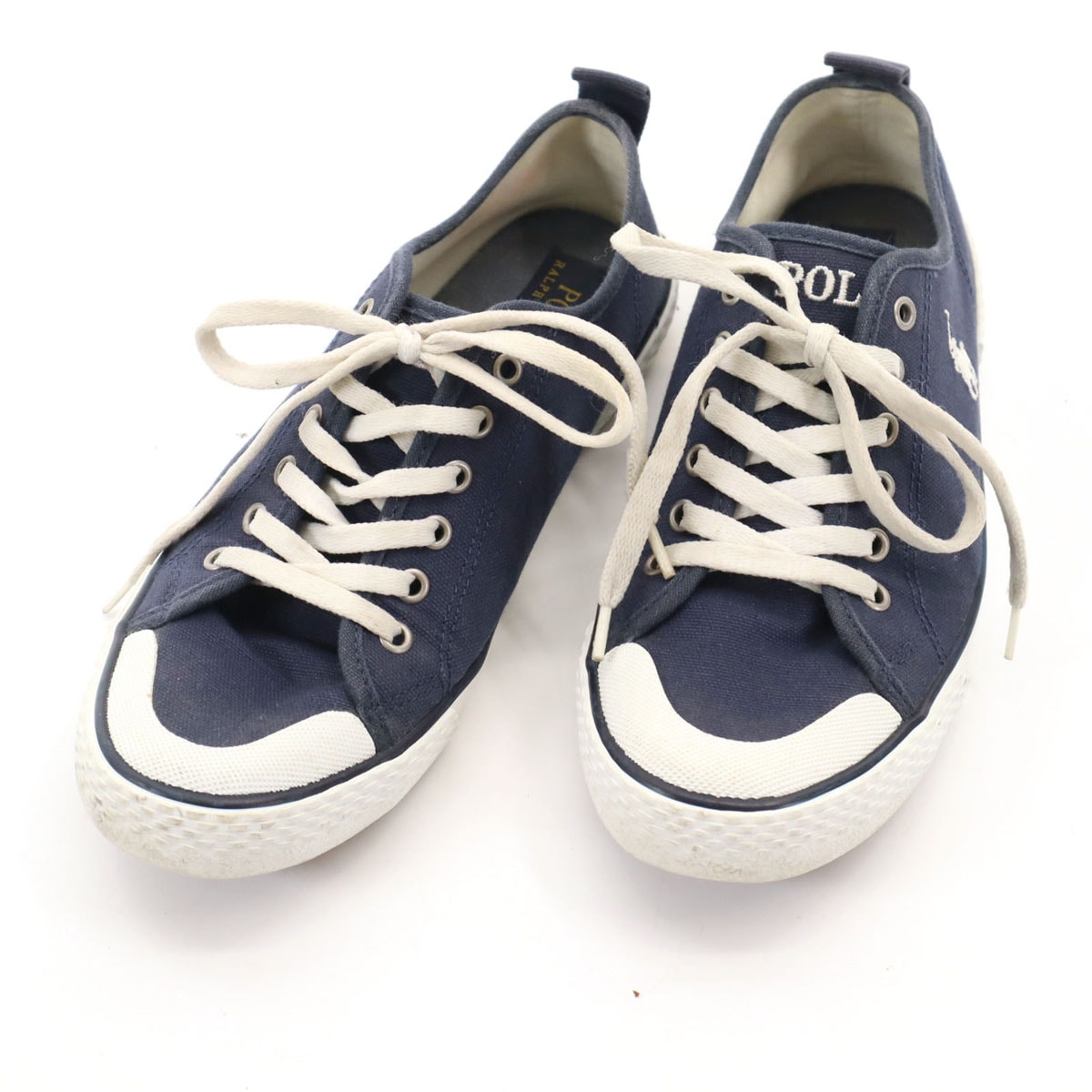 POLO RALPH LAUREN ポロラルフローレン ローカット スニーカー US5.5 ネイビー