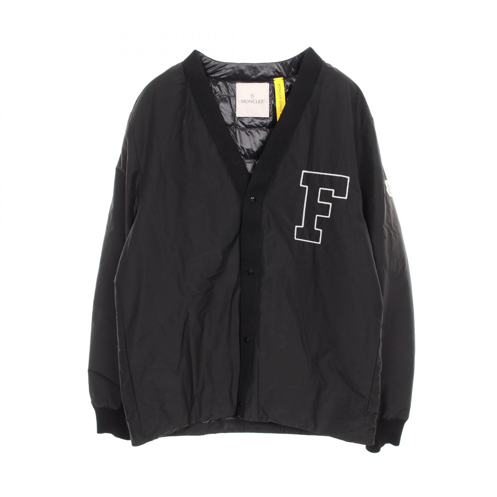モンクレール MONCLER MONCLER GENIUS 7 FRAGMENT HIROSHI FUJIWARA ダウンジャケット 衣料品 アウター ナイロン コットン メンズ ブラック系 1A00002M51299993 【中古】