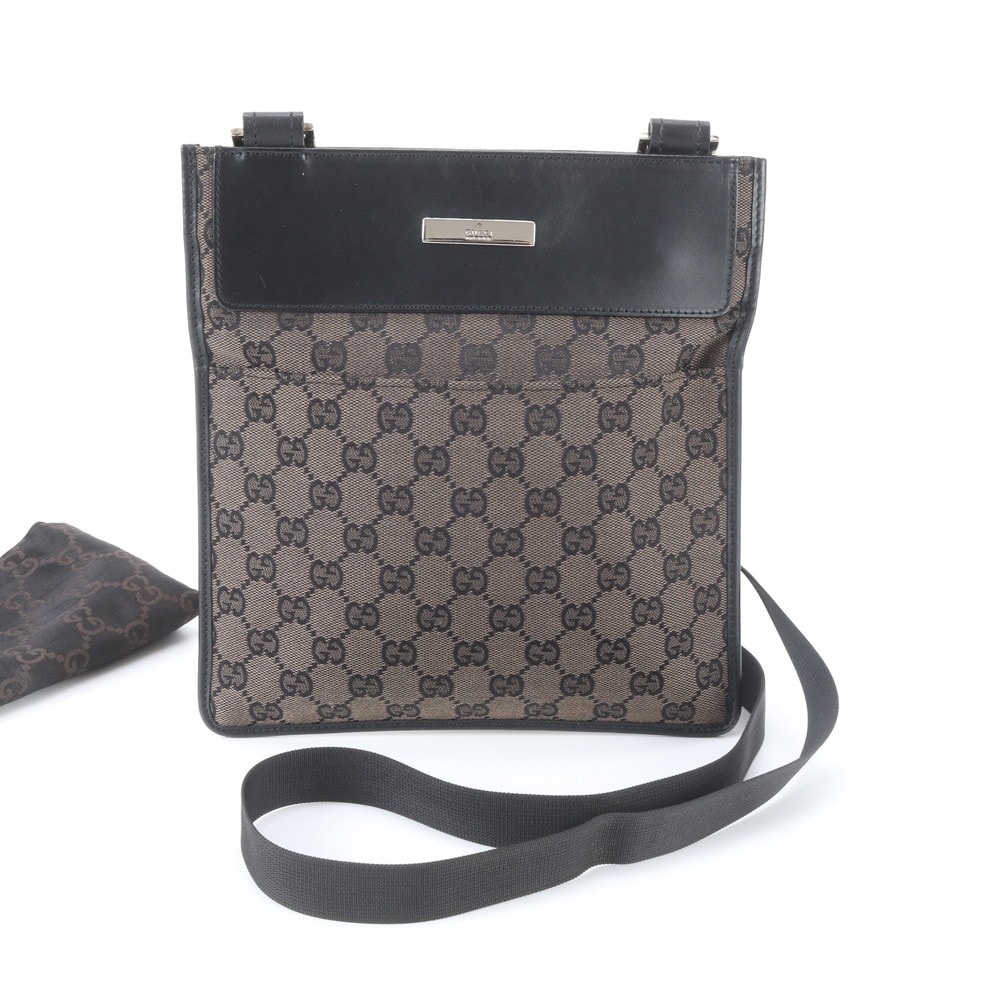 ■極美品 グッチ GGキャンバス 019 0348 ショルダーバッグ