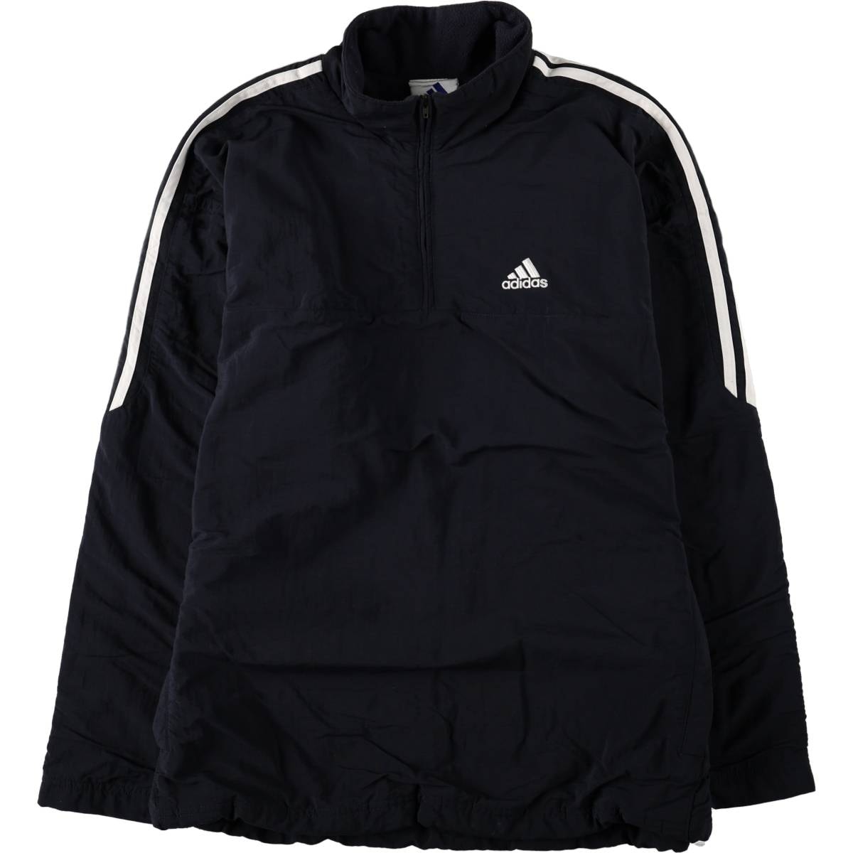 古着 00年代 アディダス adidas ハーフジップ ナイロンプルオーバー メンズS相当/eaa679001
