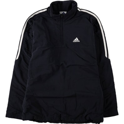 古着 00年代 アディダス adidas ハーフジップ ナイロンプルオーバー メンズS相当/eaa679001