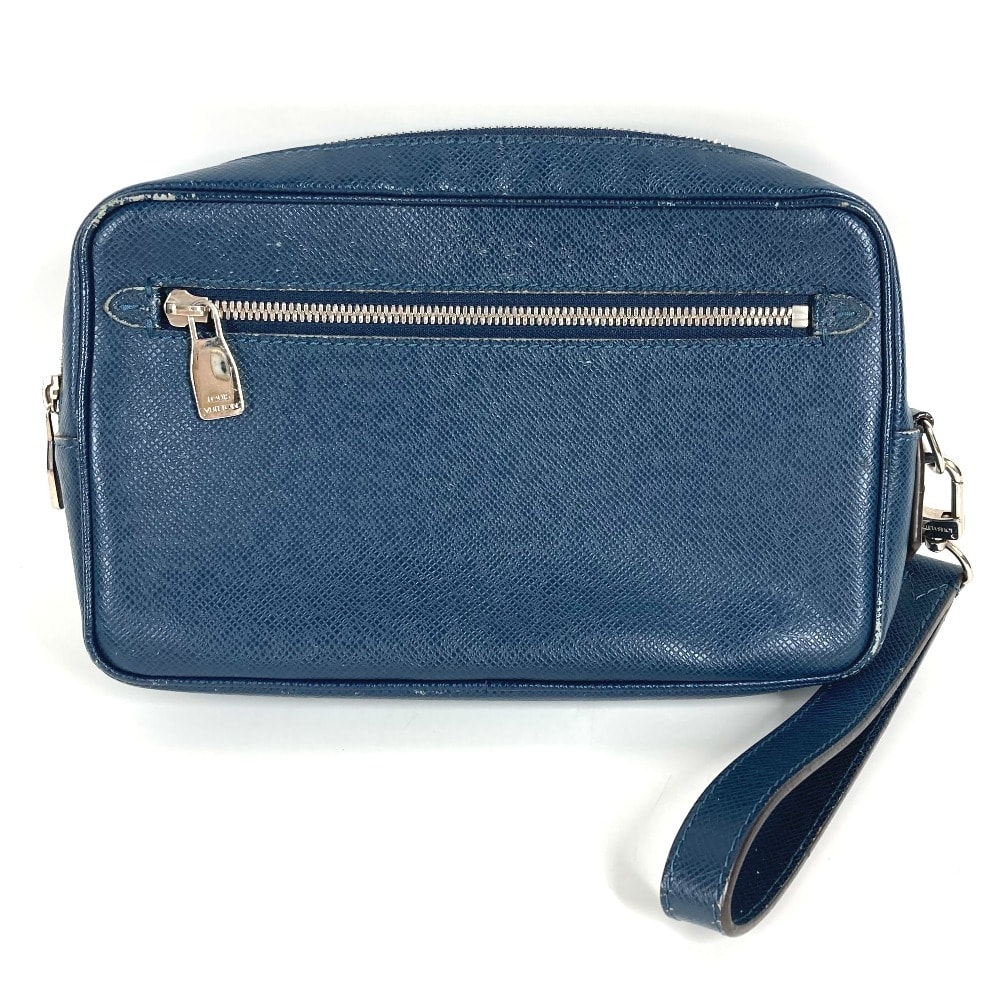 ルイヴィトン LOUIS VUITTON ポシェット カサイ ポシェットカサイ M33410 タイガ カバン ポーチ クラッチバッグ ストラップ付き セカンドバッグ タイガレザー オセアン ネイビー