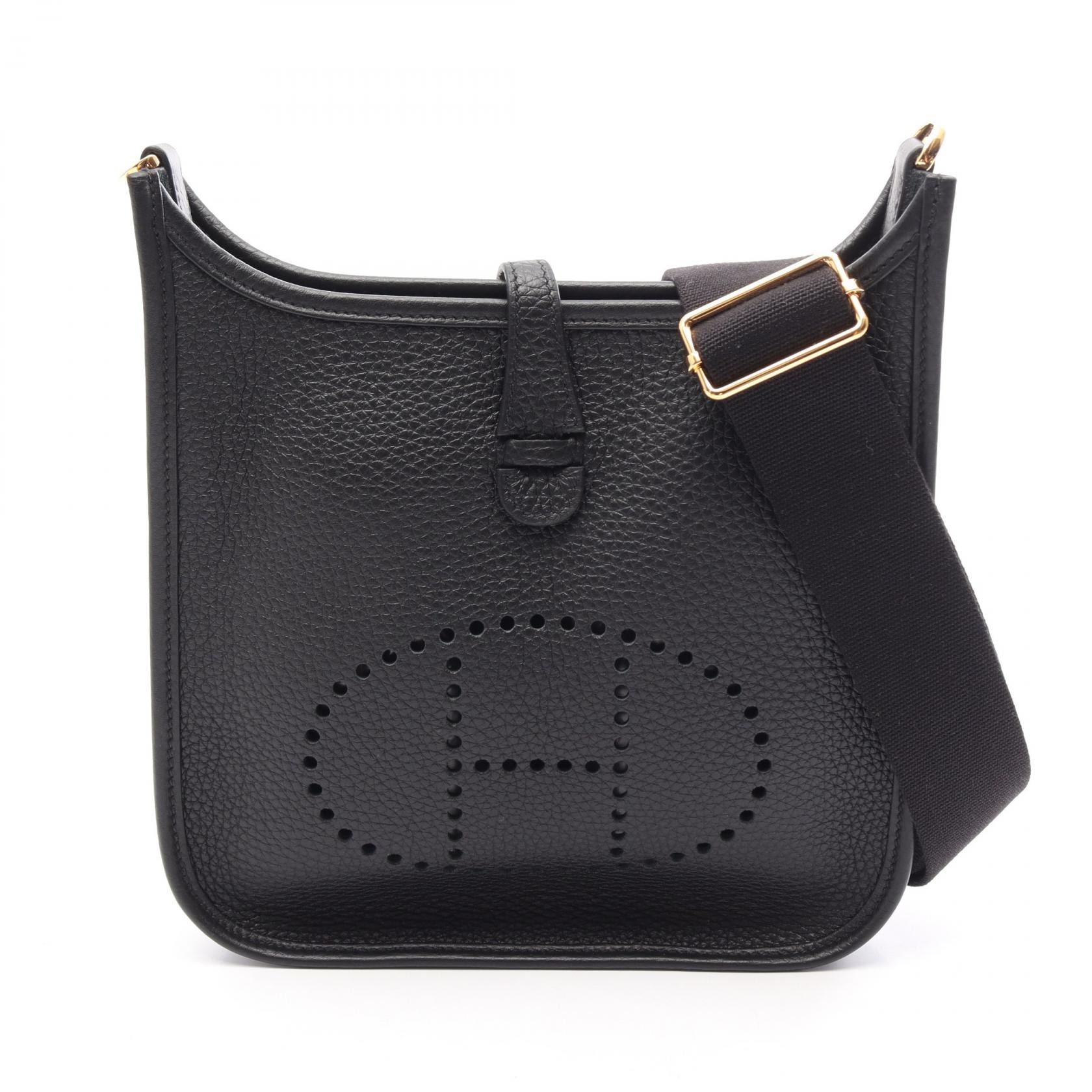 エルメス HERMES エヴリン23 ショルダーバッグ バッグ トリヨンクレマンス トリヨンクレマンス レディース ブラック系 【中古】