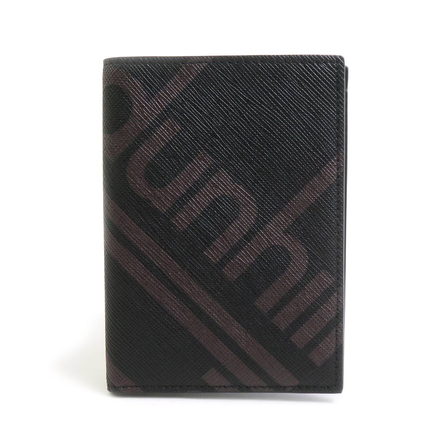 ダンヒル Dunhill 札入れ レザー ブラック/ブラウン メンズ【中古】 r11138a
