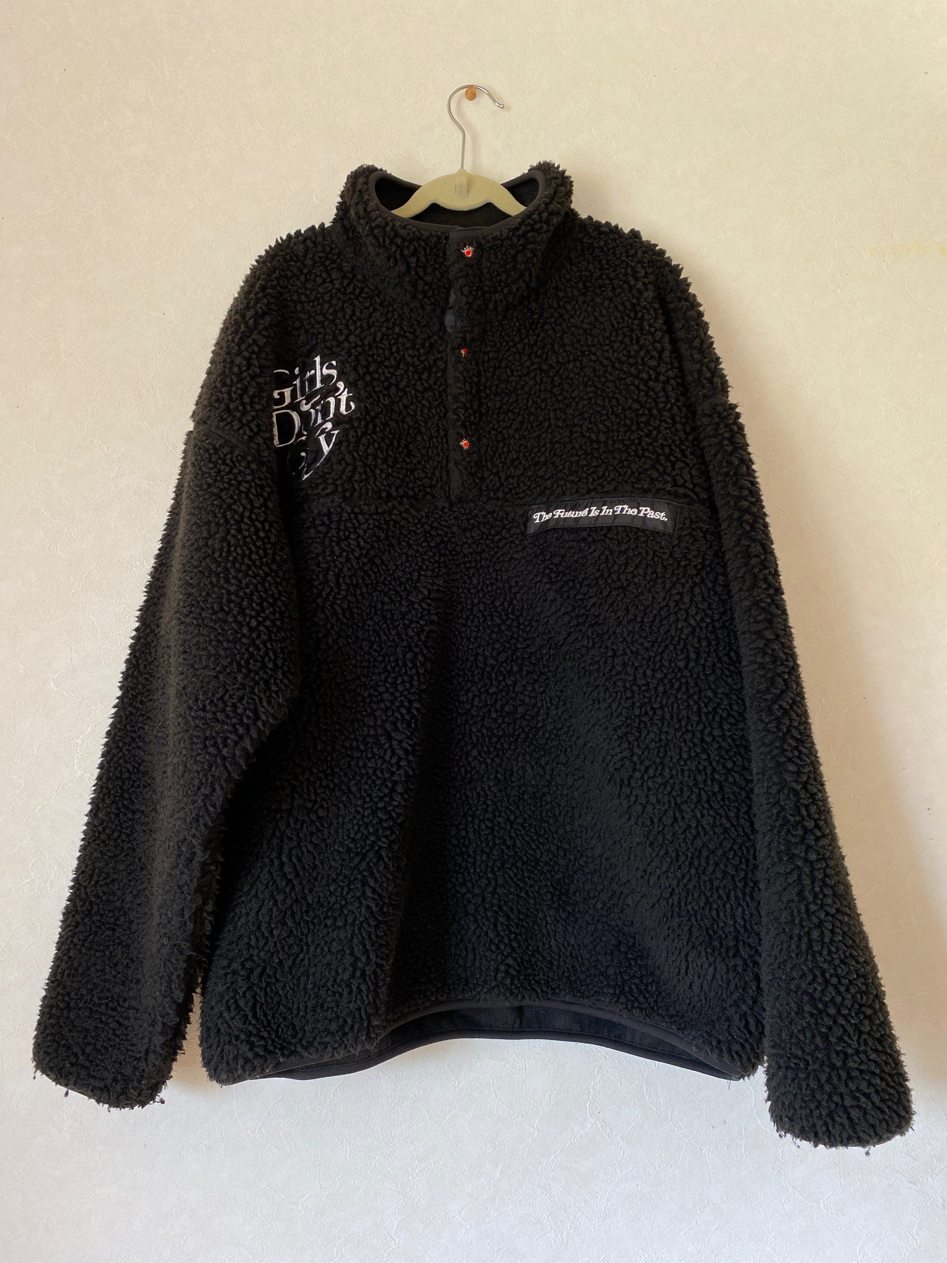 HUMAN MADE Girls Don ’t Cry fleece jacket "Black" / VERDY
