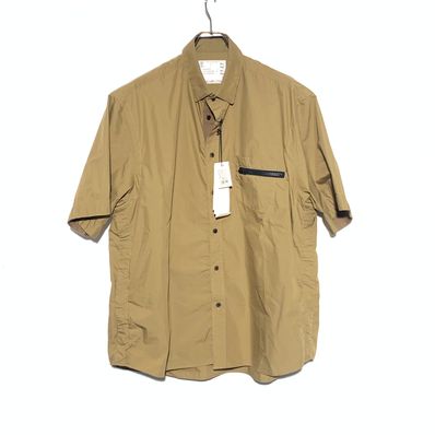 Sacai 22SS cotton weather shirt ベージュ