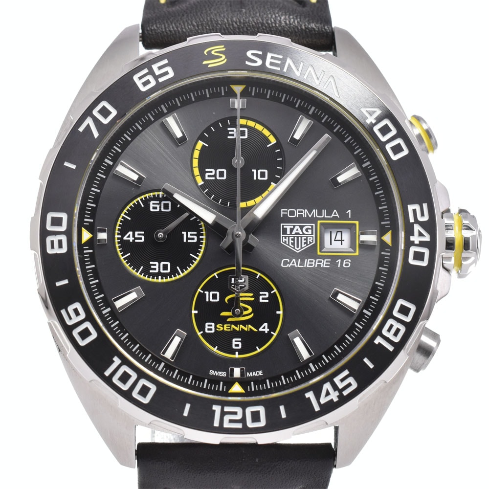 タグホイヤー TAG HEUER CAZ201B.FC6487 フォーミュラ1 x セナ 自動巻き メンズ 美品 内箱付き A#146546