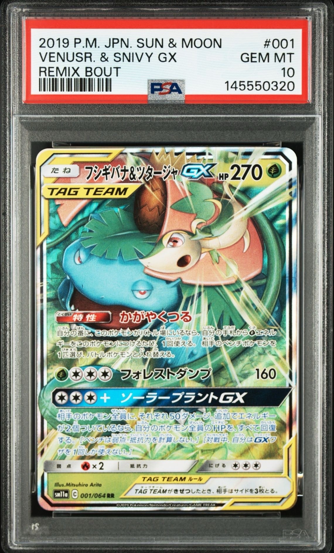 フシギバナ&ツタージャGX RR [SM11a 001/064](強化拡張パック