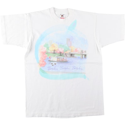 古着 90年代 フルーツオブザルーム FRUIT OF THE LOOM プリントTシャツ USA製 メンズM相当 ヴィンテージ/eaa642207