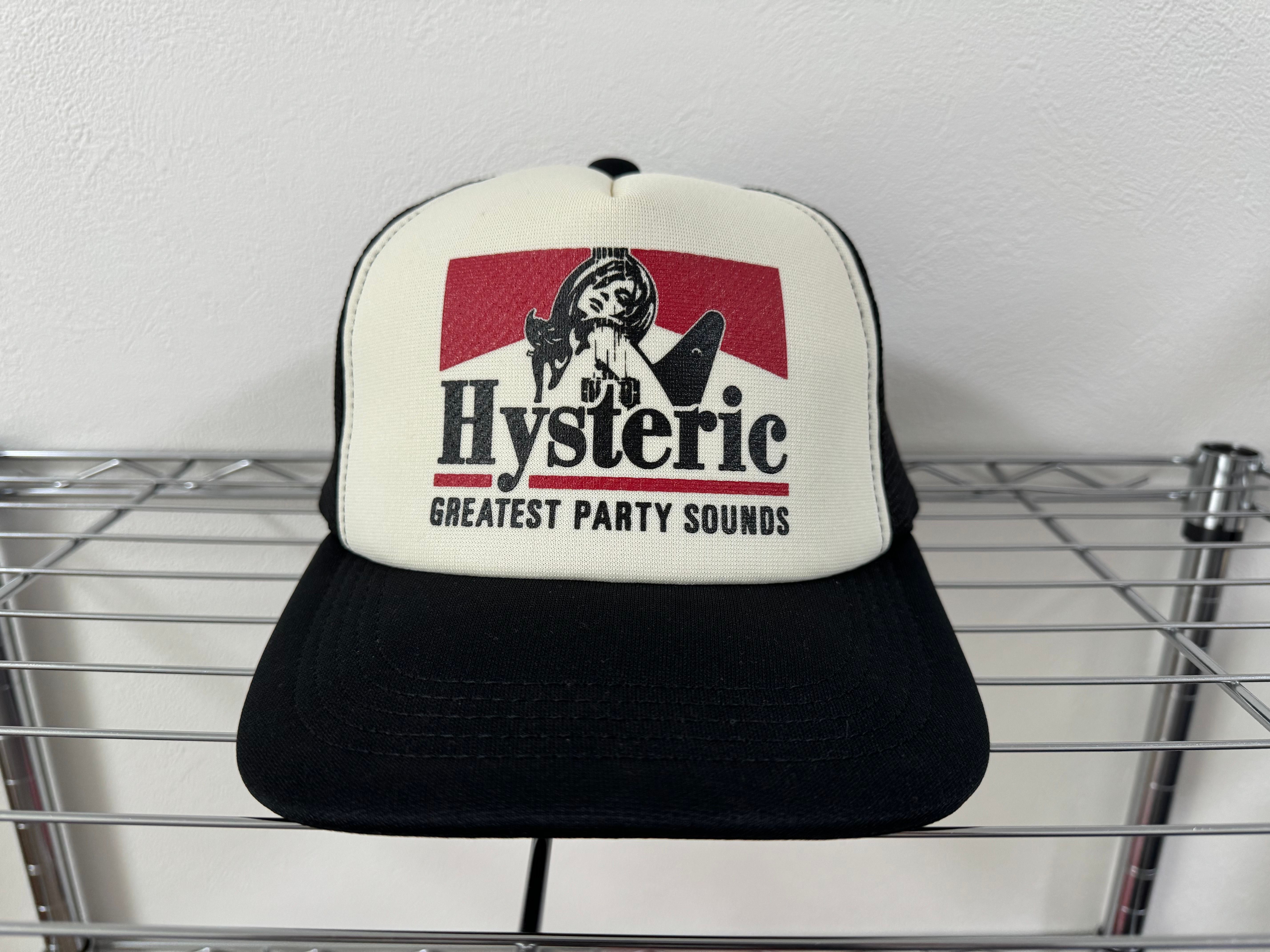 HYSTERIC GLAMOUR Guitar Girl Mesh Cap "Black" 02233QH05
