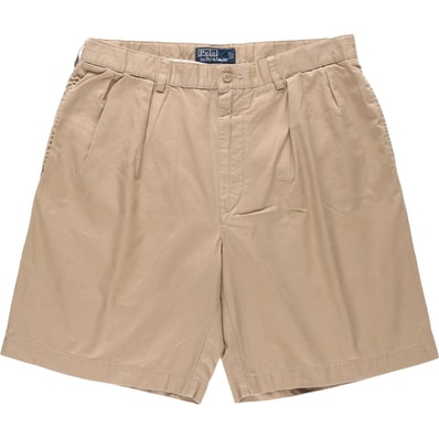 古着 ラルフローレン Ralph Lauren POLO by Ralph Lauren TYLERSHORT ツータックチノショーツ ショートパンツ メンズw34相当/eaa633199