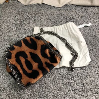 Stella McCartney Falabella Tiny Tote Leopard