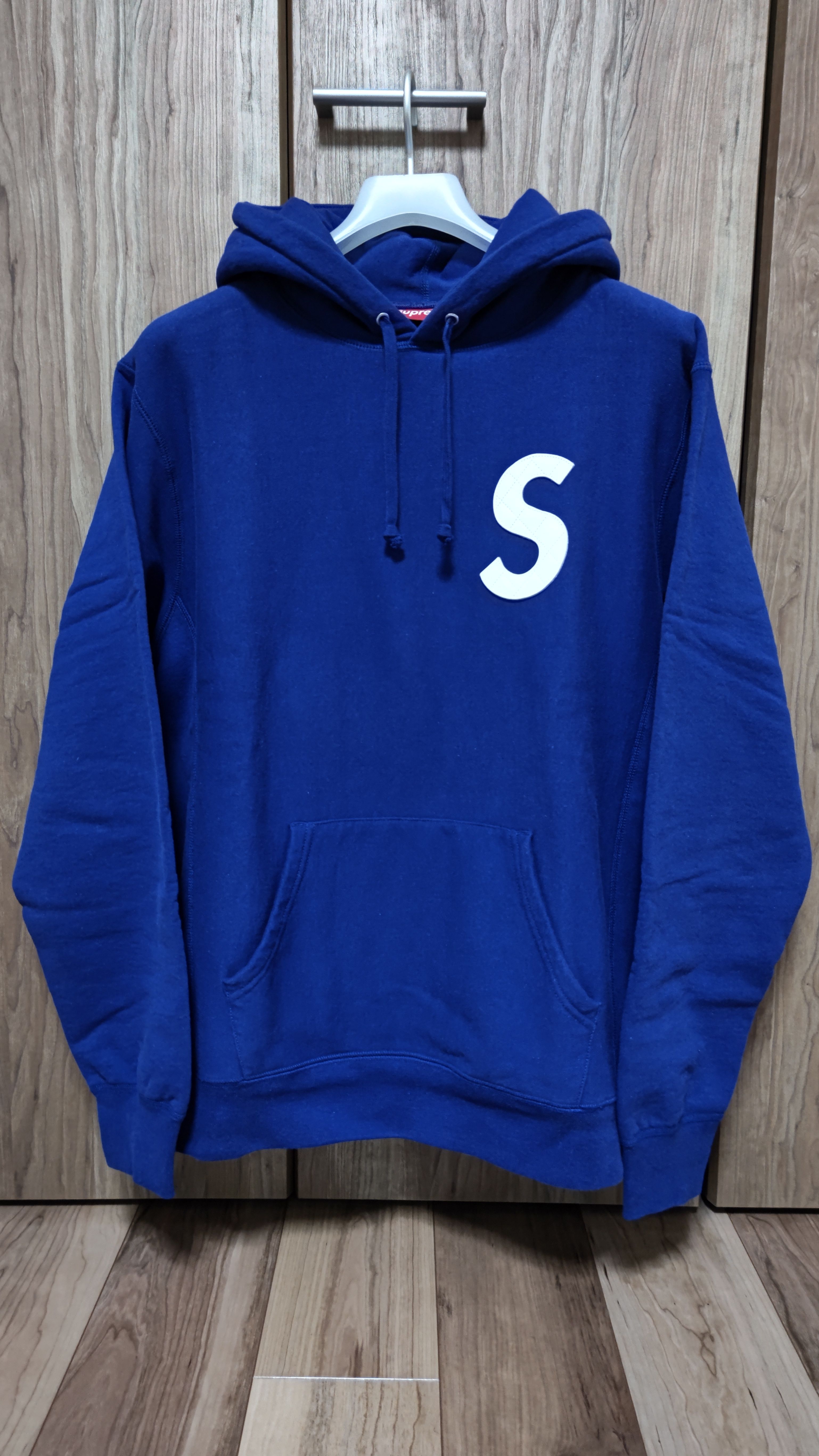 Supreme S Logo Hooded Sweatshirt "Blue" (20SS)