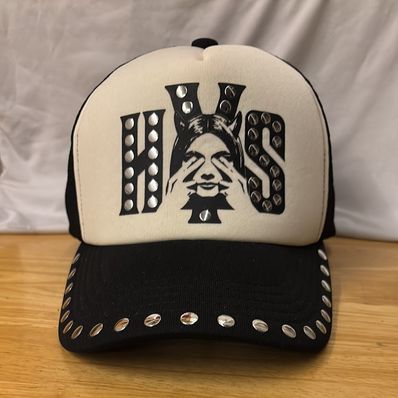 HYSTERIC GLAMOUR See No Evil Studded Mesh Cap "Black"