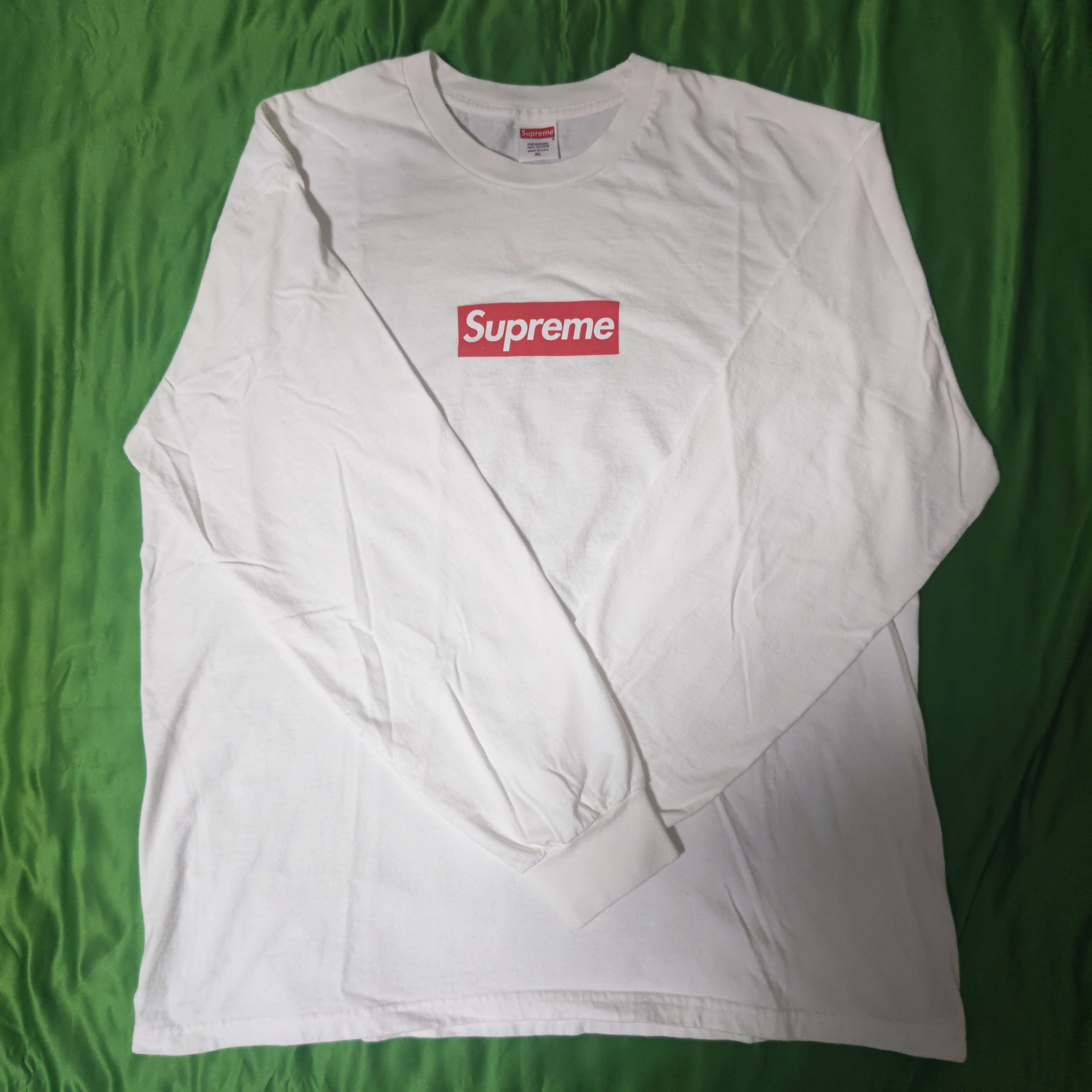 Supreme Box Logo L/S Tee "White"