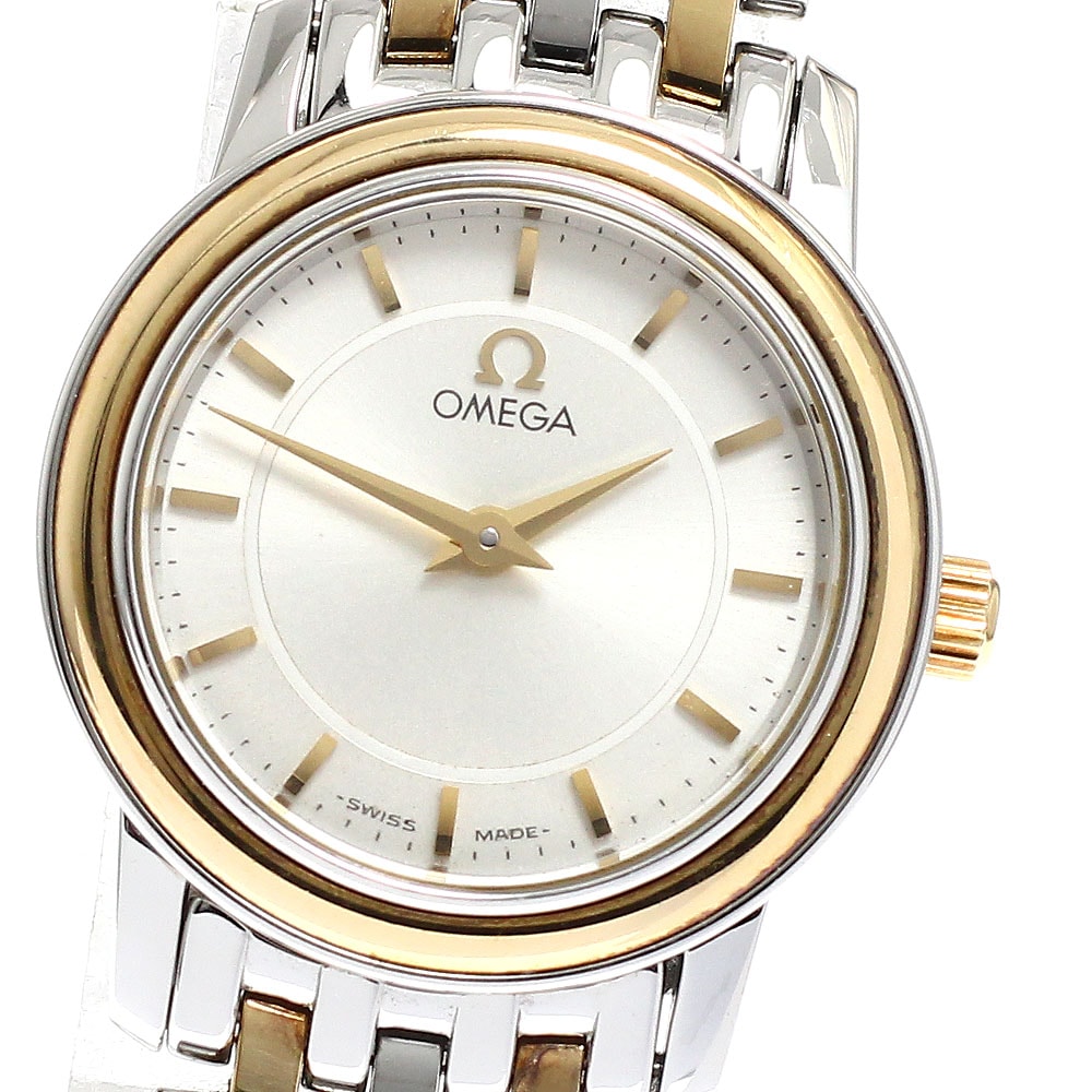 ★保 オメガ デビル プレステージ  4370.31 レディース 【中古】