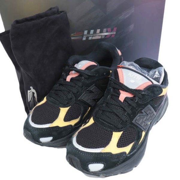 KITH NYC x NEW BALANCE キスニューヨークシティ ニューバランス 25SS 別注 U2010KTF US5(23cm) Black/Yellow スニーカー シューズ g28443