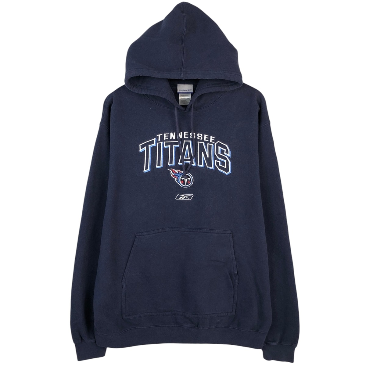 古着 リーボック Reebok NFL TENNESSEE TITANS テネシー タイタンズ スウェットプルオーバーパーカー メンズL相当/eaa624007