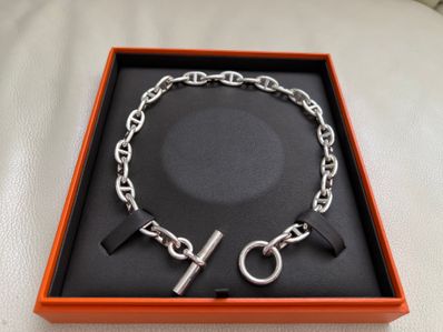 Hermes Chaine D'ancre GM Necklace Large Model "Silver"