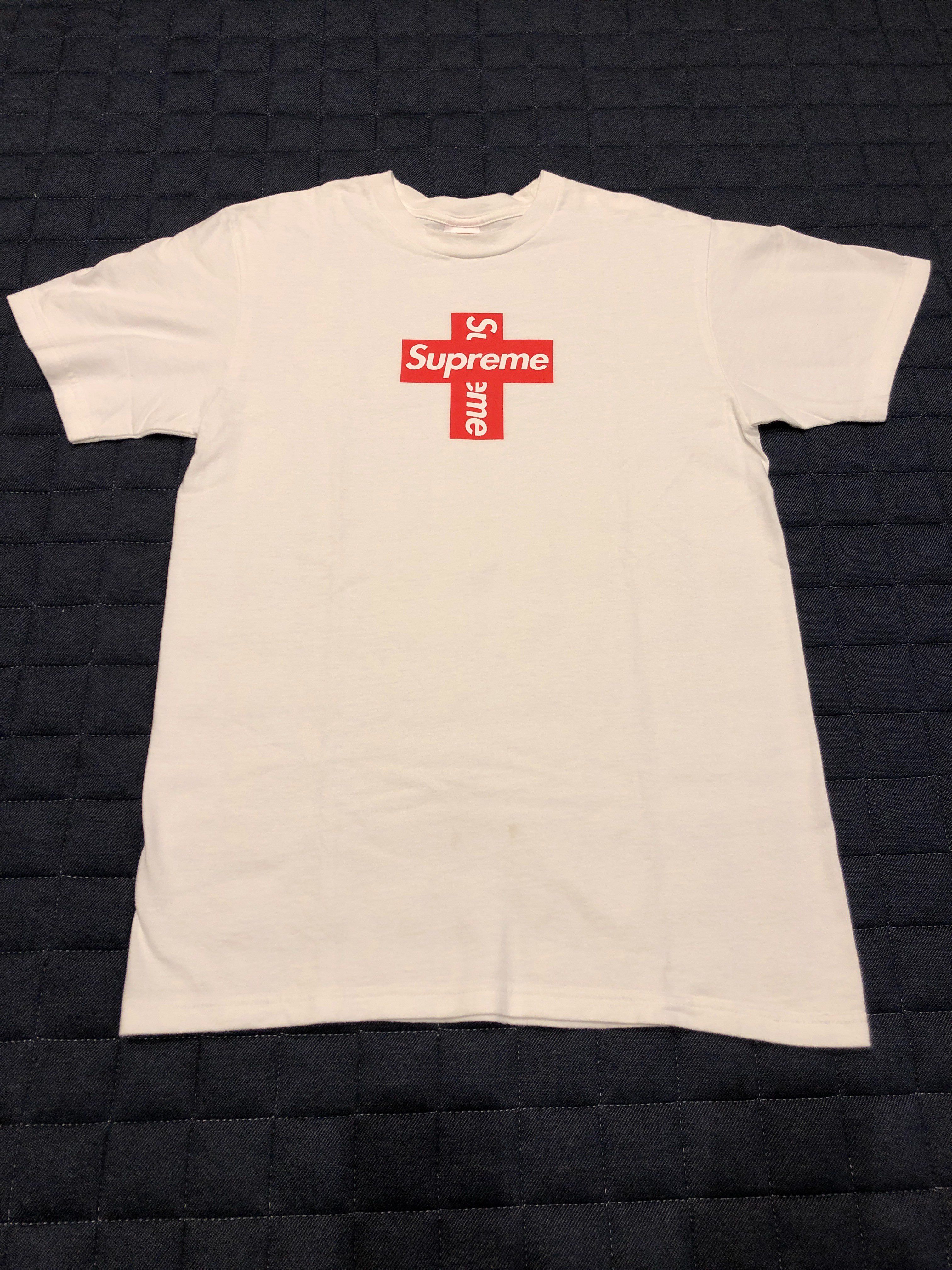 Supreme Cross Box Logo Tee "White"