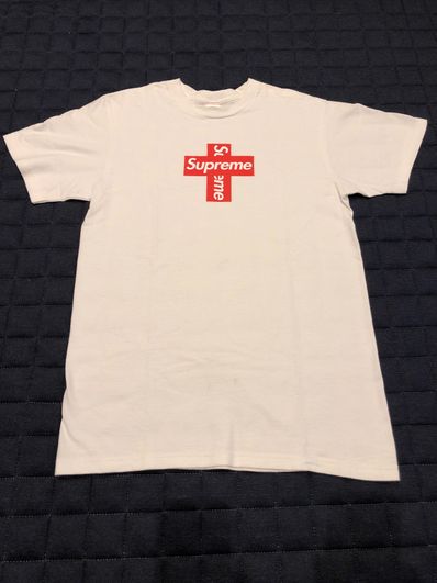 Supreme Cross Box Logo Tee "White"
