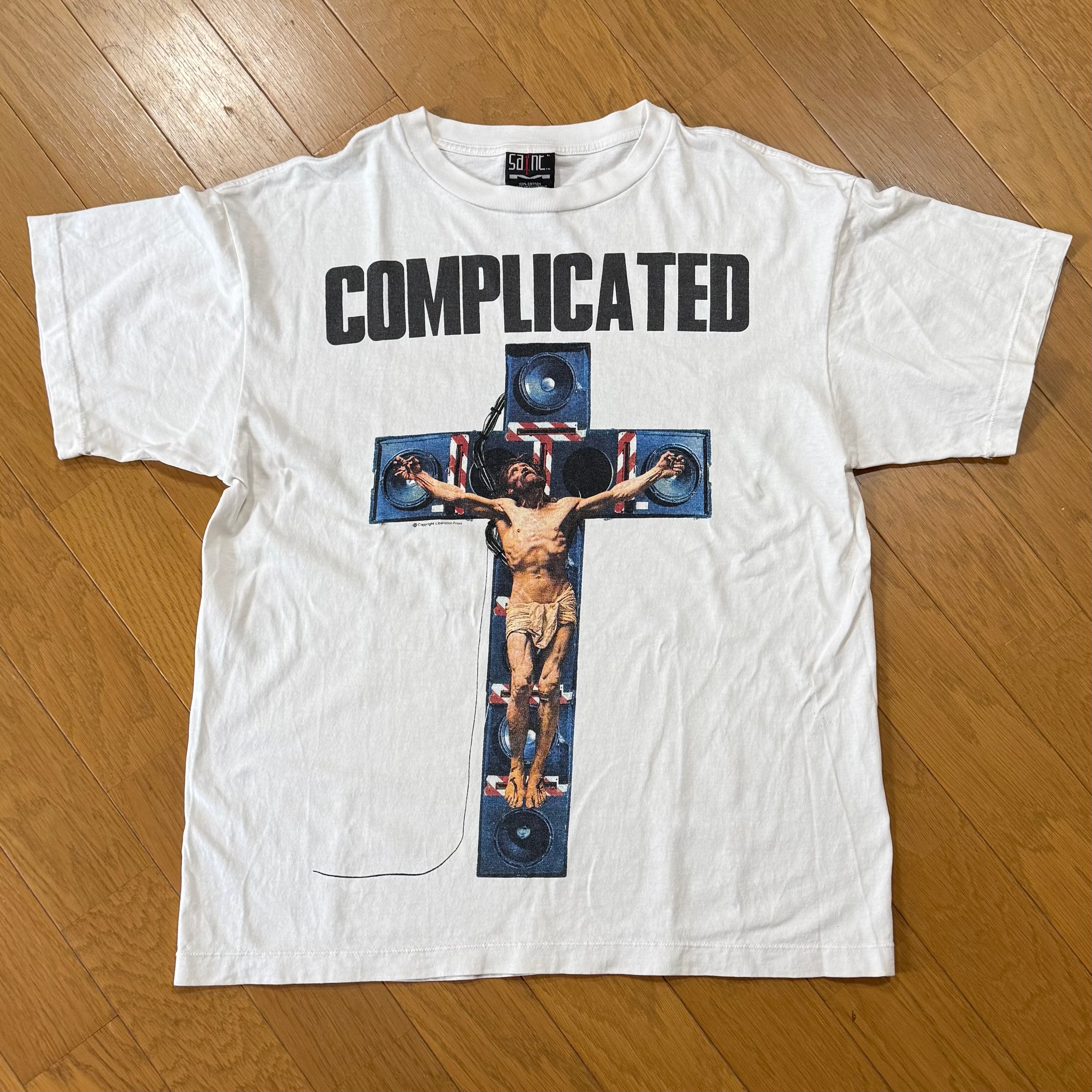 SAINT Mxxxxxx x Kosuke Kawamura KK_SS Tee/Complicated "White"