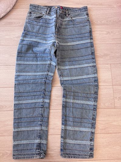 Supreme Layered Denim Layered Jean "Washed Blue"