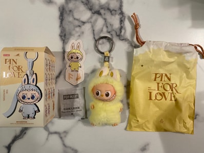 POP MART THE MONSTERS (LABUBU) Pin for Love Series-Vinyl Plush Pendant (A-M) F