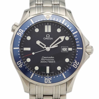 【6wdd0283】オメガ シーマスター 2541.80 ネイビー文字盤【中古】腕時計 メンズ