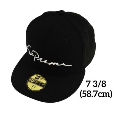 Supreme Classic Script New Era "Black"