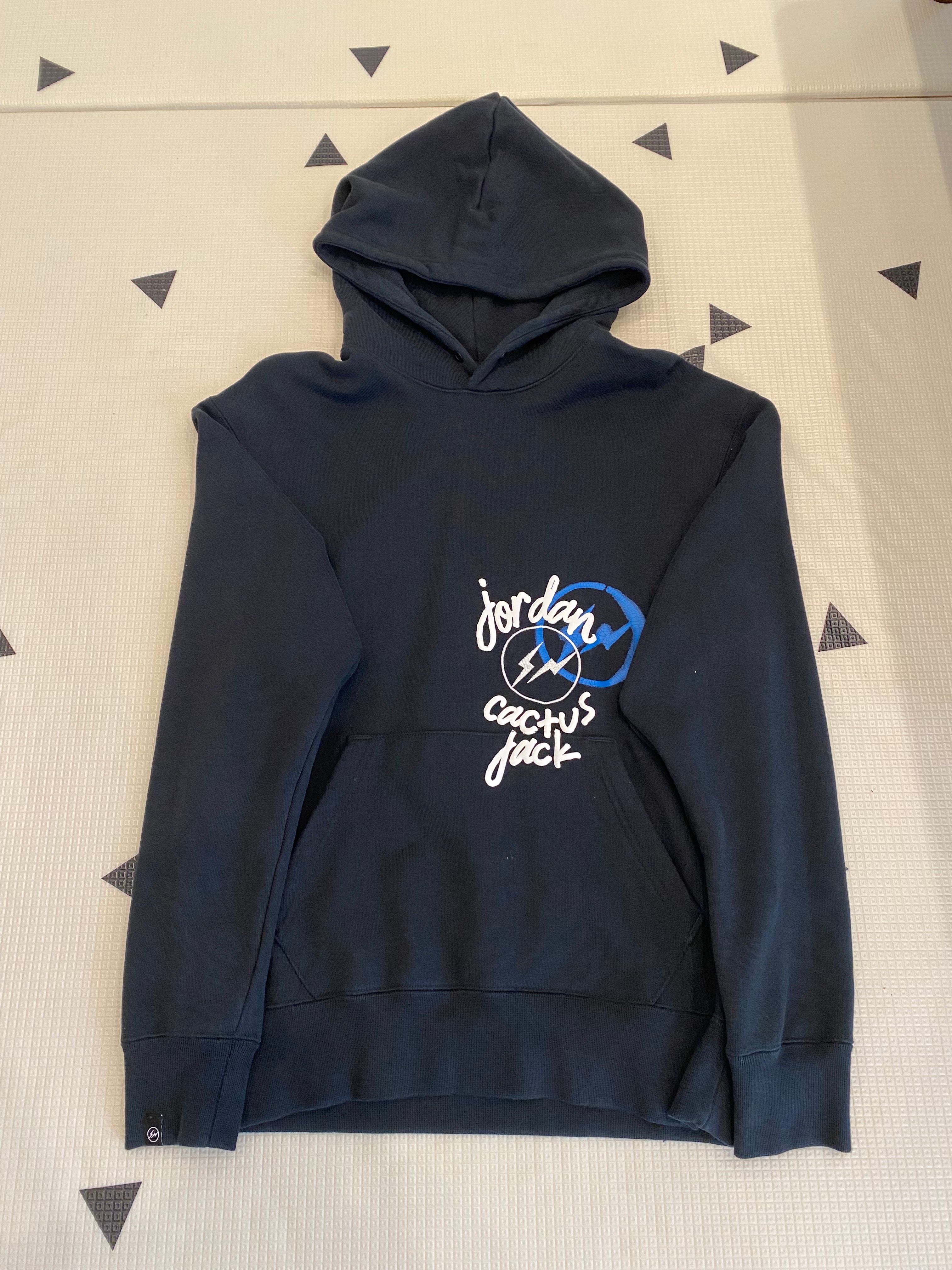 Air Jordan Travis Scott Fragment Hoodie "Black"