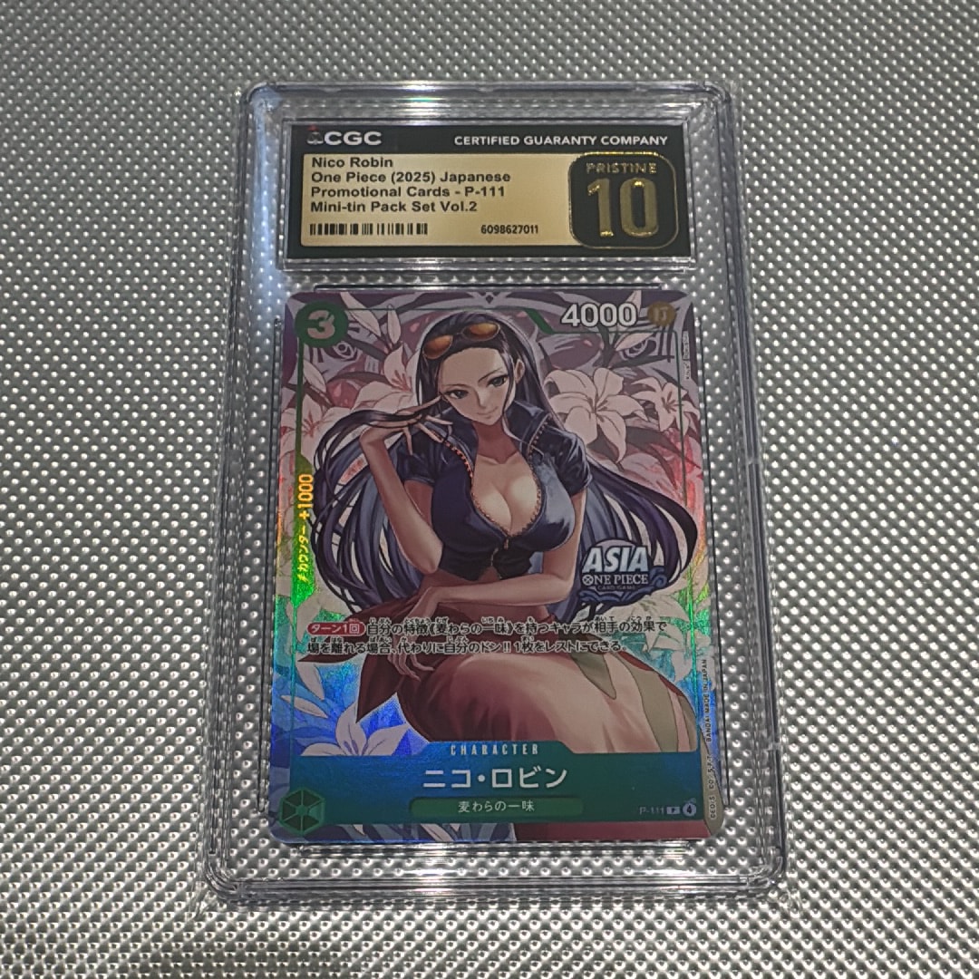 PSA10】ニコ・ロビン P [P-111]【アジア版】(プロモーションカード