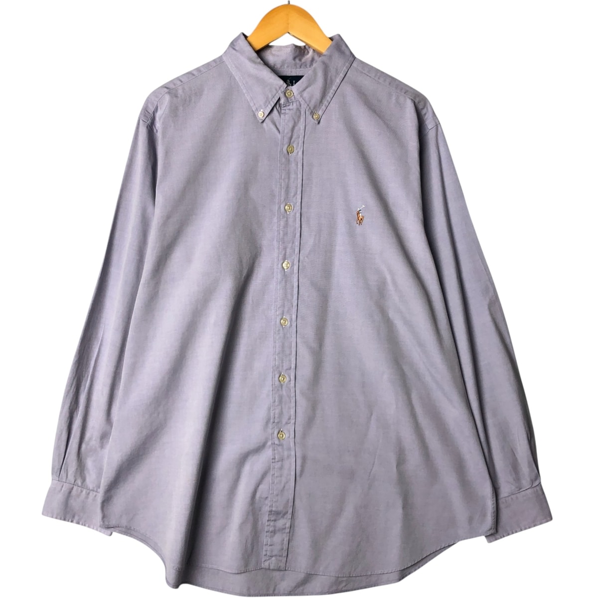 古着 ラルフローレン Ralph Lauren CLASSIC FIT クラシックフィット 長袖 ボタンダウンシャツ メンズXL相当/eaa575644