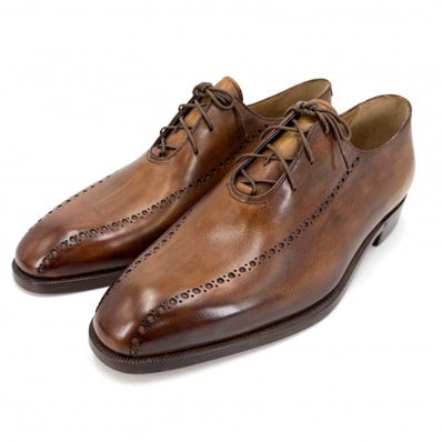 Berluti ベルルッティ ローファー 革靴 7 1/2サイズ 約26cm レザー ブラウン 茶 メンズ【中古品】